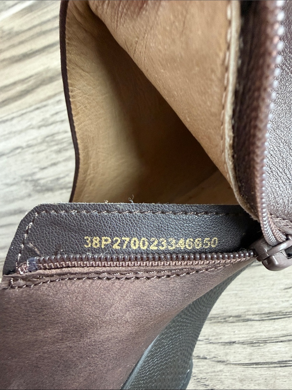 ECCO  Brown Leather Slip-On Shoes - Picture 8 of 14